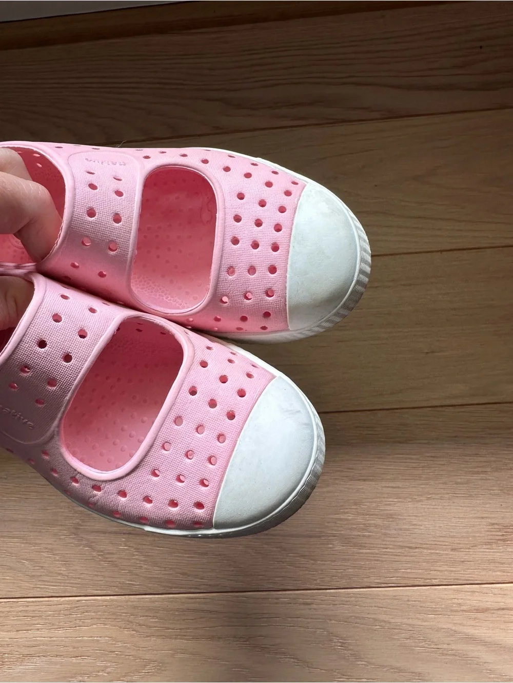 Native Kids Pink Slip-On Water-Friendly Mary Jane Shoes size C11